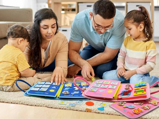 Montessori Educational Sensory Board Game for Babies - Fine Motor Skills Development