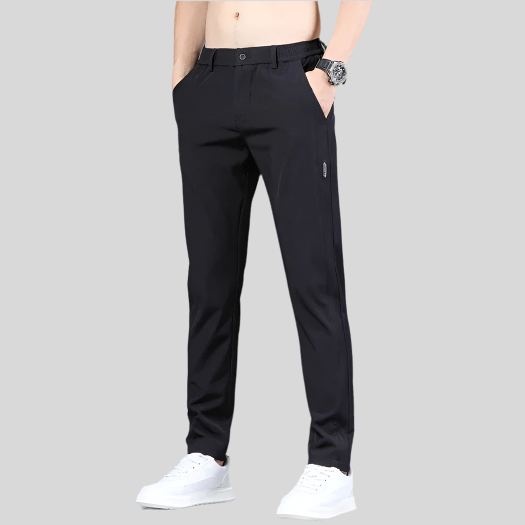 Men’s Trouser Casual Pants - Stretch Slim Fit for Daily Wear