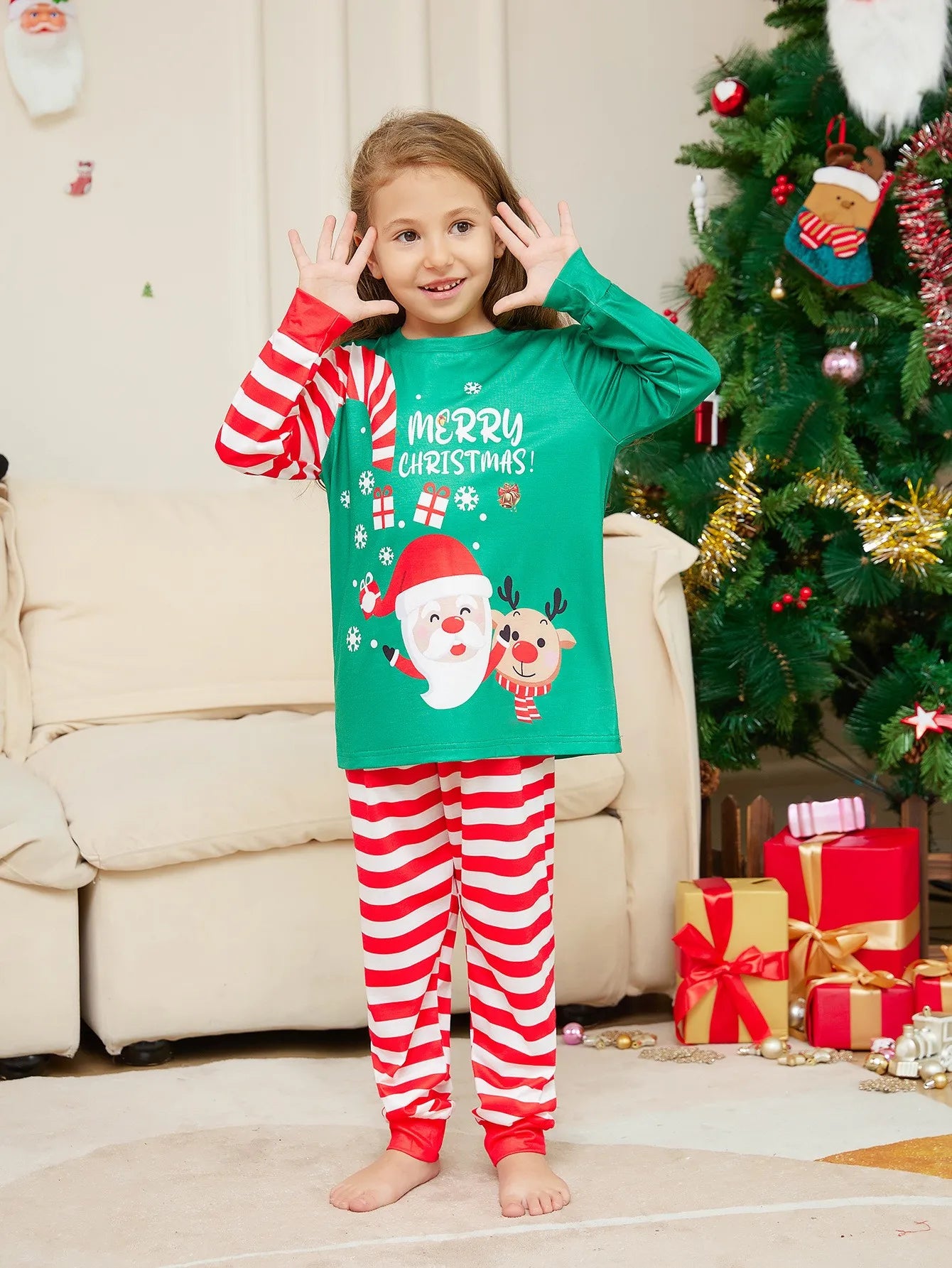 Festive Family & Pet Matching Pajama Sets - Perfect for Holiday Celebrations