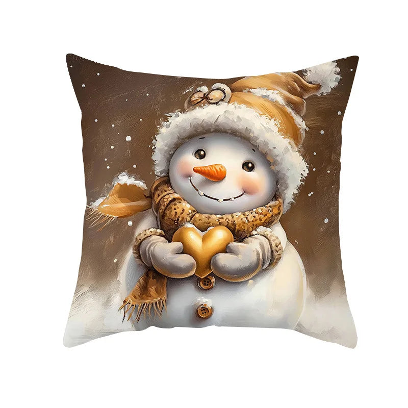 45cm Christmas Cushion Cover Pillowcase 2024 Christmas Decore