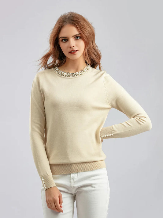 Women Casual Slim Knitwear Jumper  Long Sleeve Sweater