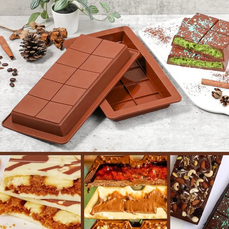 Dubai Chocolate Bar Molds