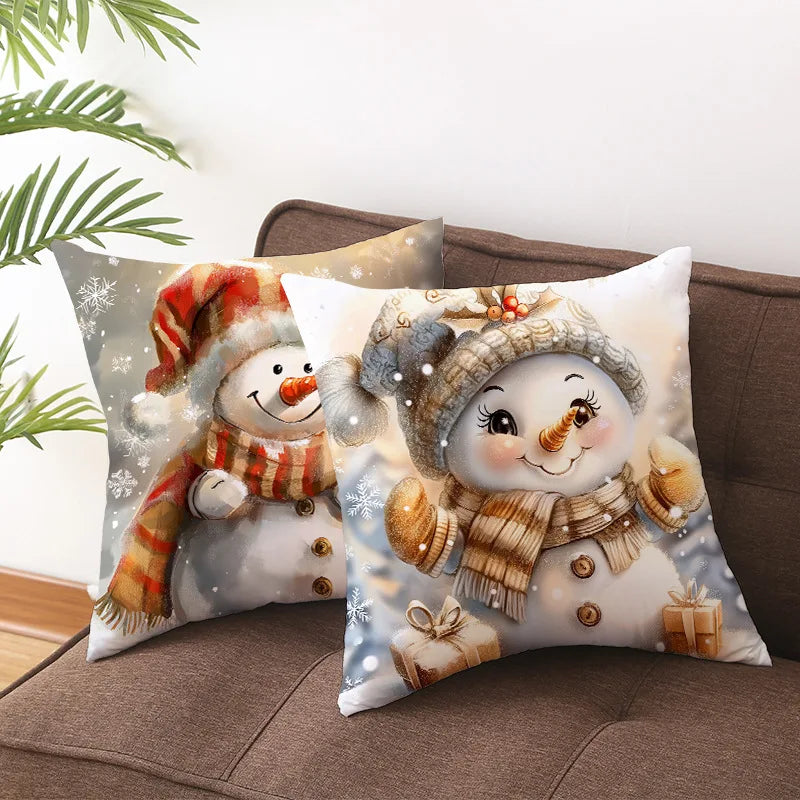 45cm Christmas Cushion Cover Pillowcase 2024 Christmas Decore