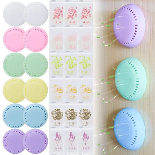 Multi-Use Scented Air Freshener Tablets - Ideal for Bedroom, Wardrobe, Car & Bathroom