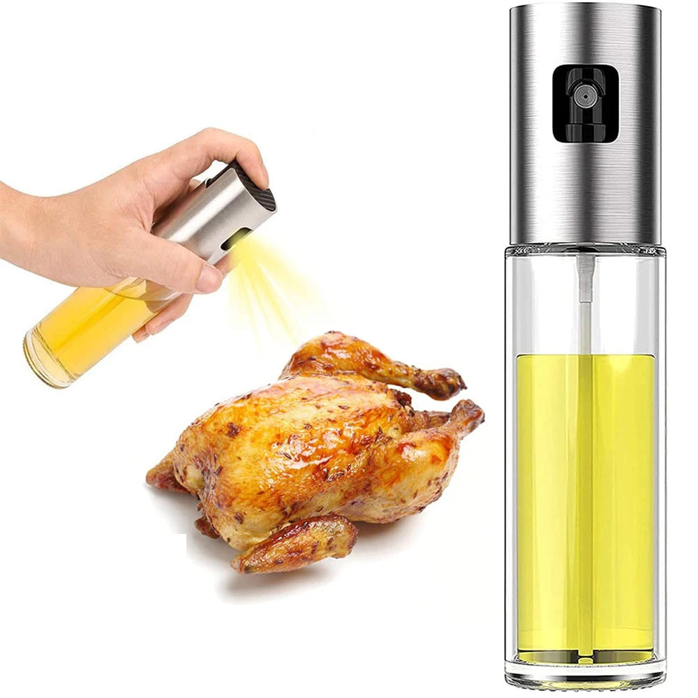 Glass Oil Sprayer for Cooking - Premium Kitchen Basting Tool