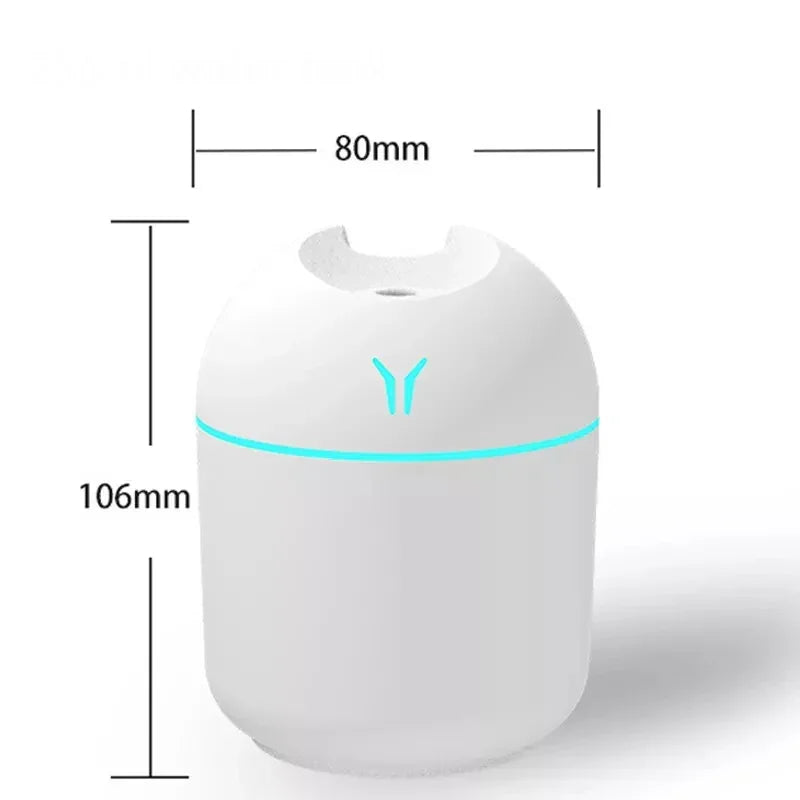 250ML Mini Aroma Diffuser and Air Humidifier with LED Night Lamp