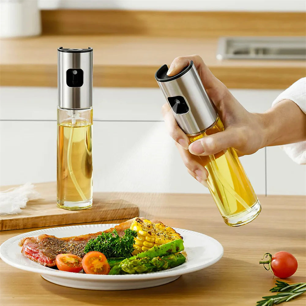 Glass Oil Sprayer for Cooking - Premium Kitchen Basting Tool