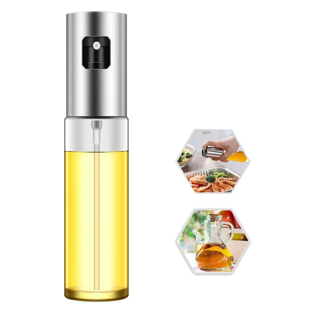 Glass Oil Sprayer for Cooking - Premium Kitchen Basting Tool