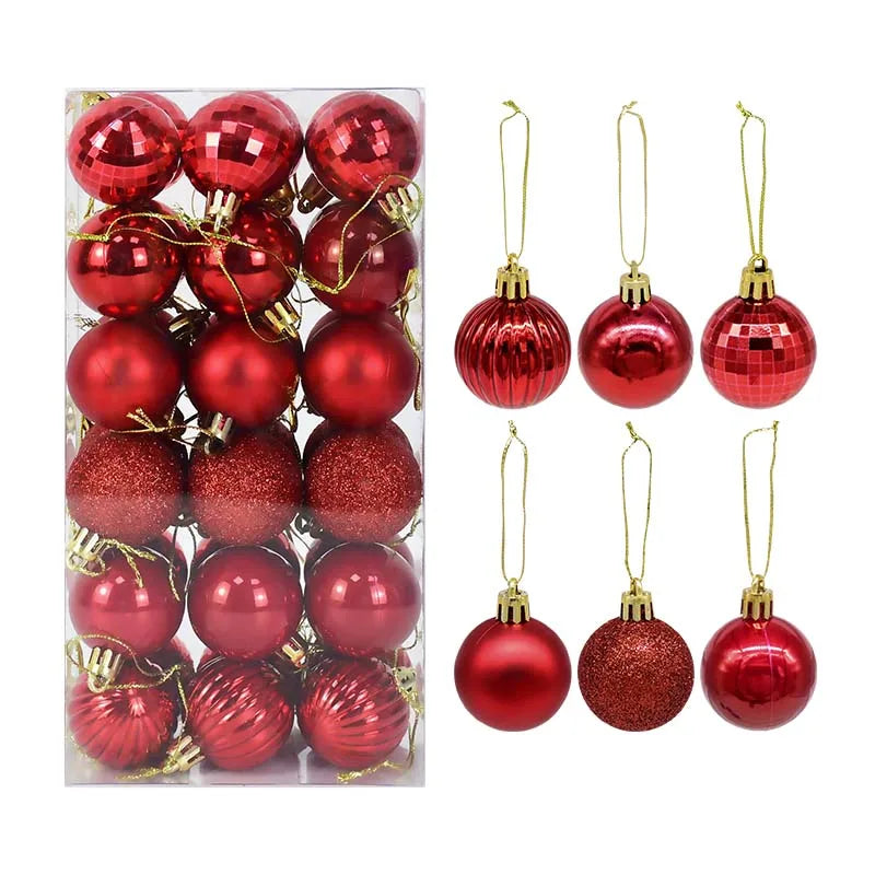 Festive Elegance Christmas Ornament Collection - Perfect for Holiday Decor and Gifting
 New