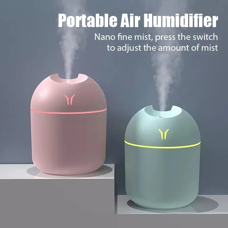 250ML Mini Aroma Diffuser and Air Humidifier with LED Night Lamp