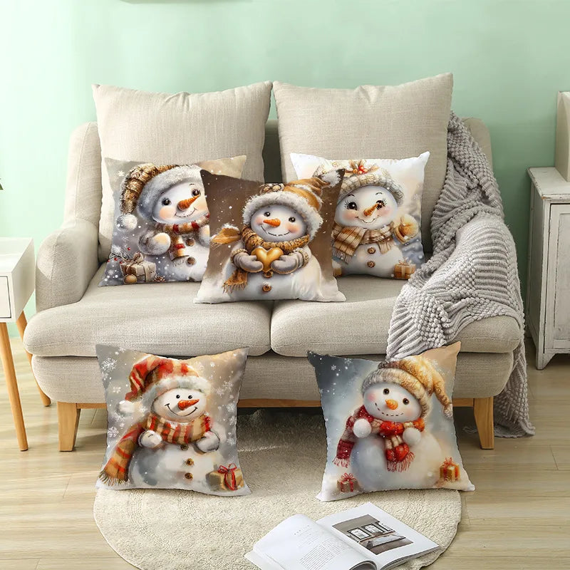 45cm Christmas Cushion Cover Pillowcase 2024 Christmas Decore