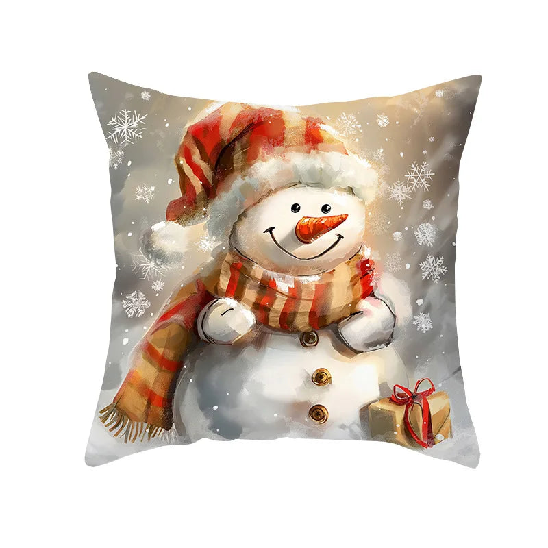 45cm Christmas Cushion Cover Pillowcase 2024 Christmas Decore