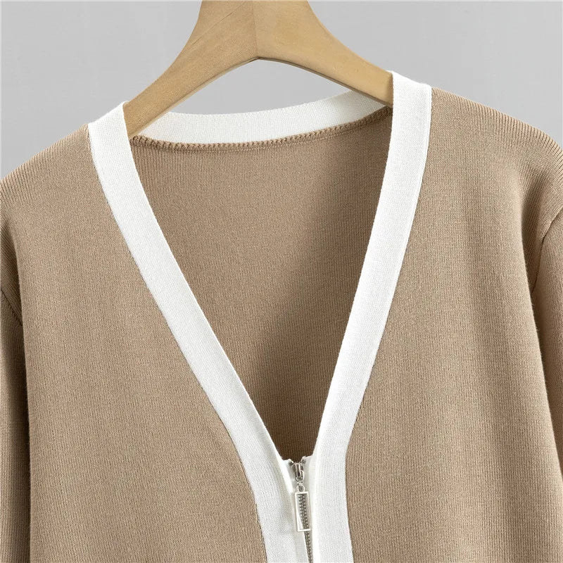 Women’s Cardigan Sweater Suit 3-Piece