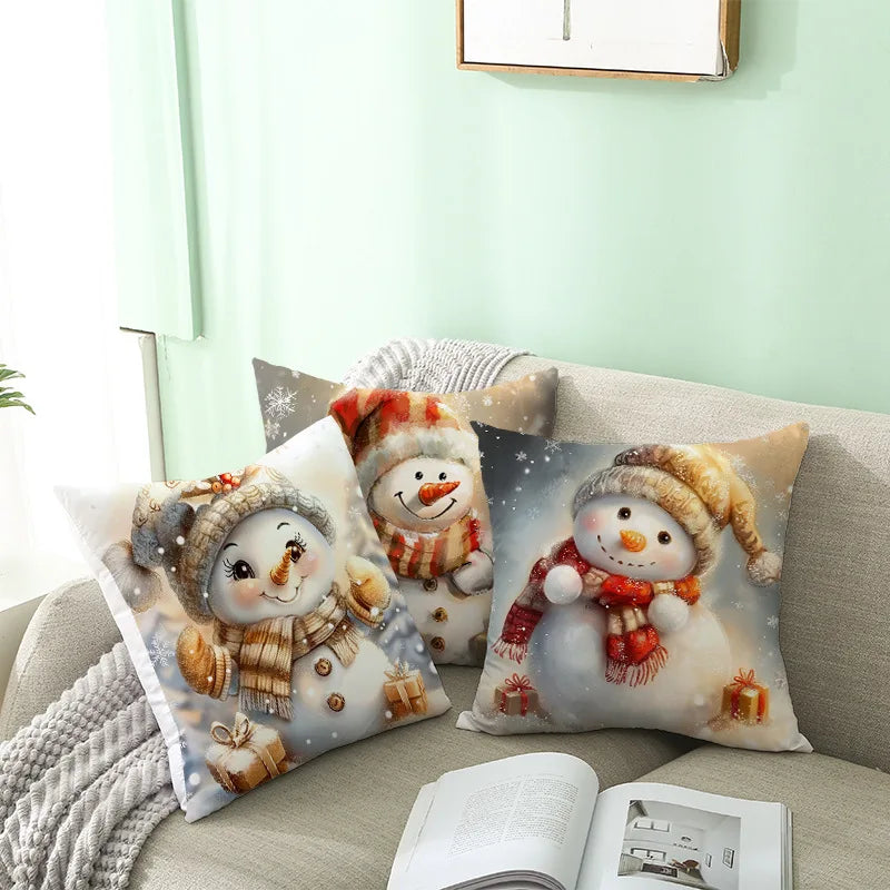 45cm Christmas Cushion Cover Pillowcase 2024 Christmas Decore